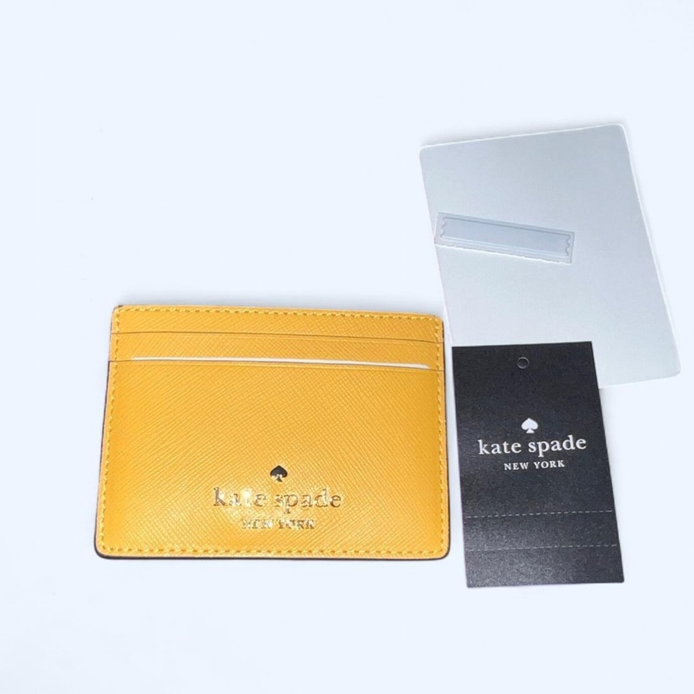 Kate Spade Mustard Card Holder